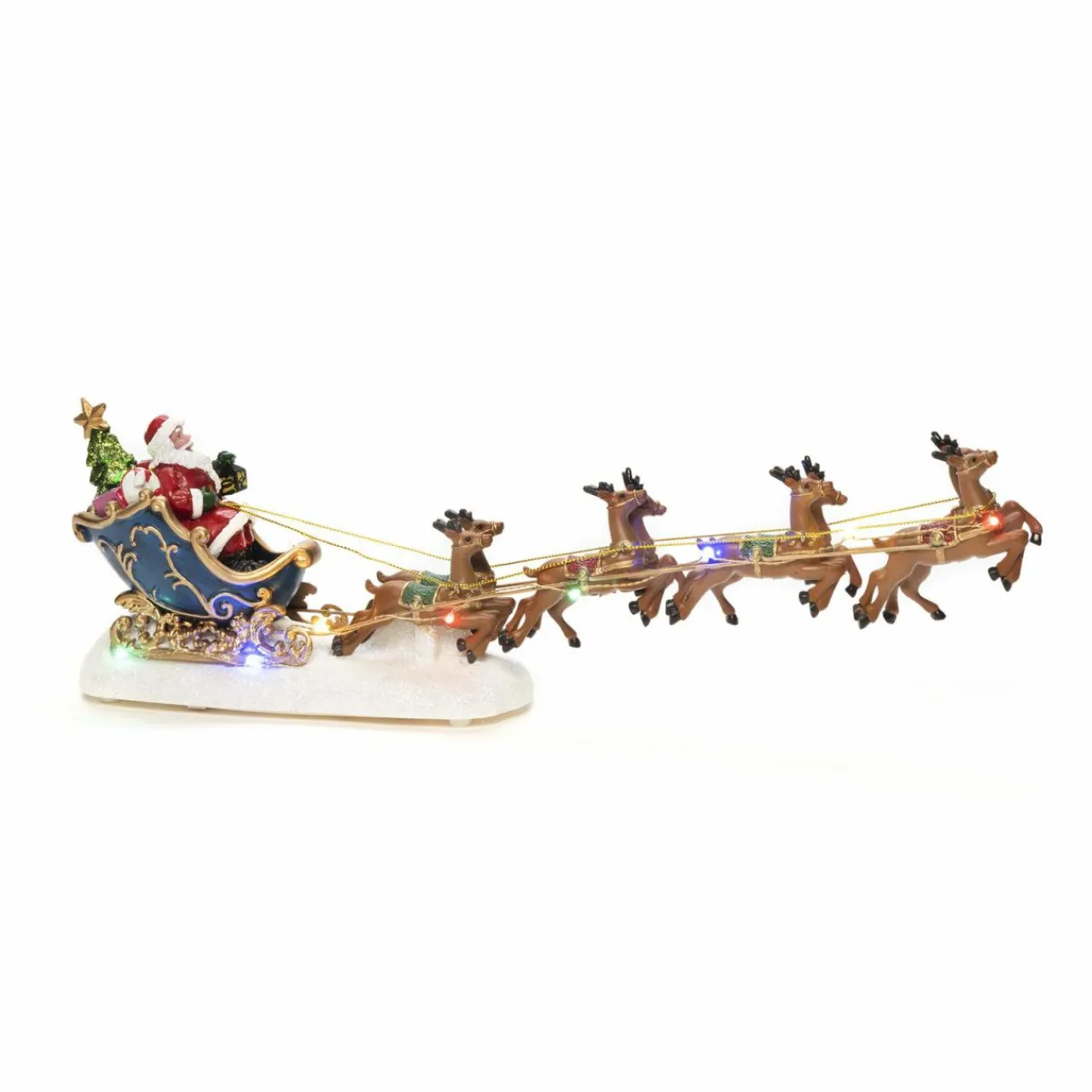 paysage_led_pre_nol_en_traneau_0.webp Konstsmide Christmas Paysage LED Père Noël en traîneau^ Lumière De Noël