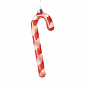 Sirius Pendentif décoratif Hannah Candy Cane rouge^ Lumière De Noël