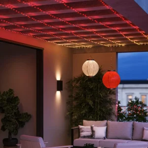 Philips Hue Festavia Guirlande lumineuse LED, CCT RVB 40m^ Lampes Décoratives