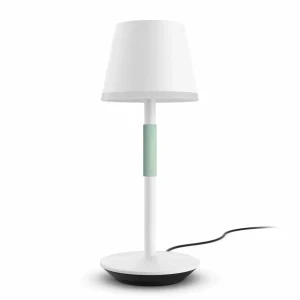 Philips Hue Go lampe de table LED abat-jour blanc^ Lampes Décoratives