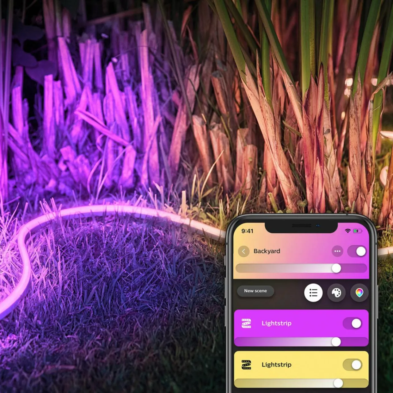 philips_hue_ruban_outdoor_m_white__color_3.webp Philips Hue Ruban Outdoor 5m White & Color^ Lampes Décoratives
