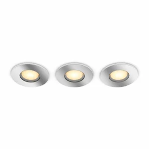 Philips Hue White Ambiance Adore Spot encastré, 3 pièces^ Spots Encastrés Connectés