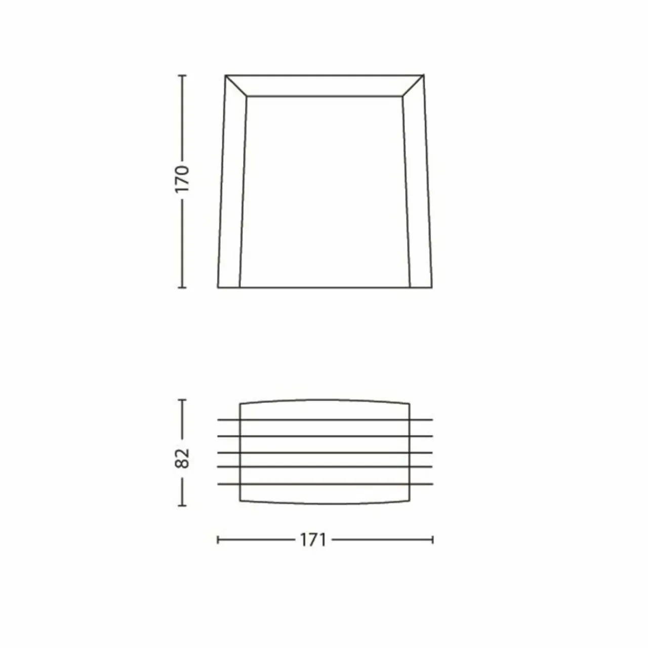 philips_mygarden_shades_applique_e_grise_0.webp Philips myGarden Shades applique E27 grise^ Appliques Murales Extérieures