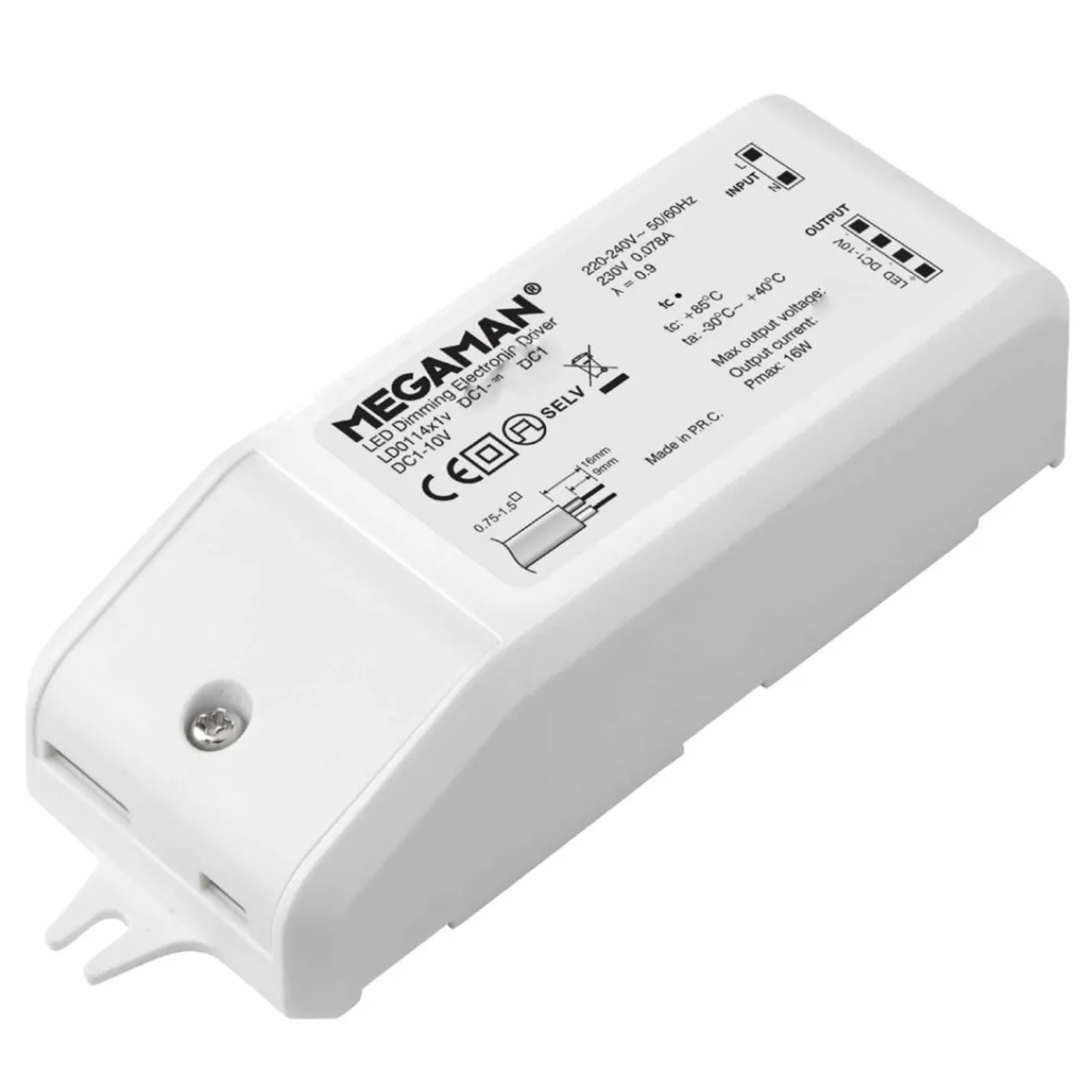 pilote_dc_v_w__intensit_variable_0.webp MEGAMAN Pilote DC 1-10V 10W, à intensité variable^ Bloc D'Alimentation Courant Constant