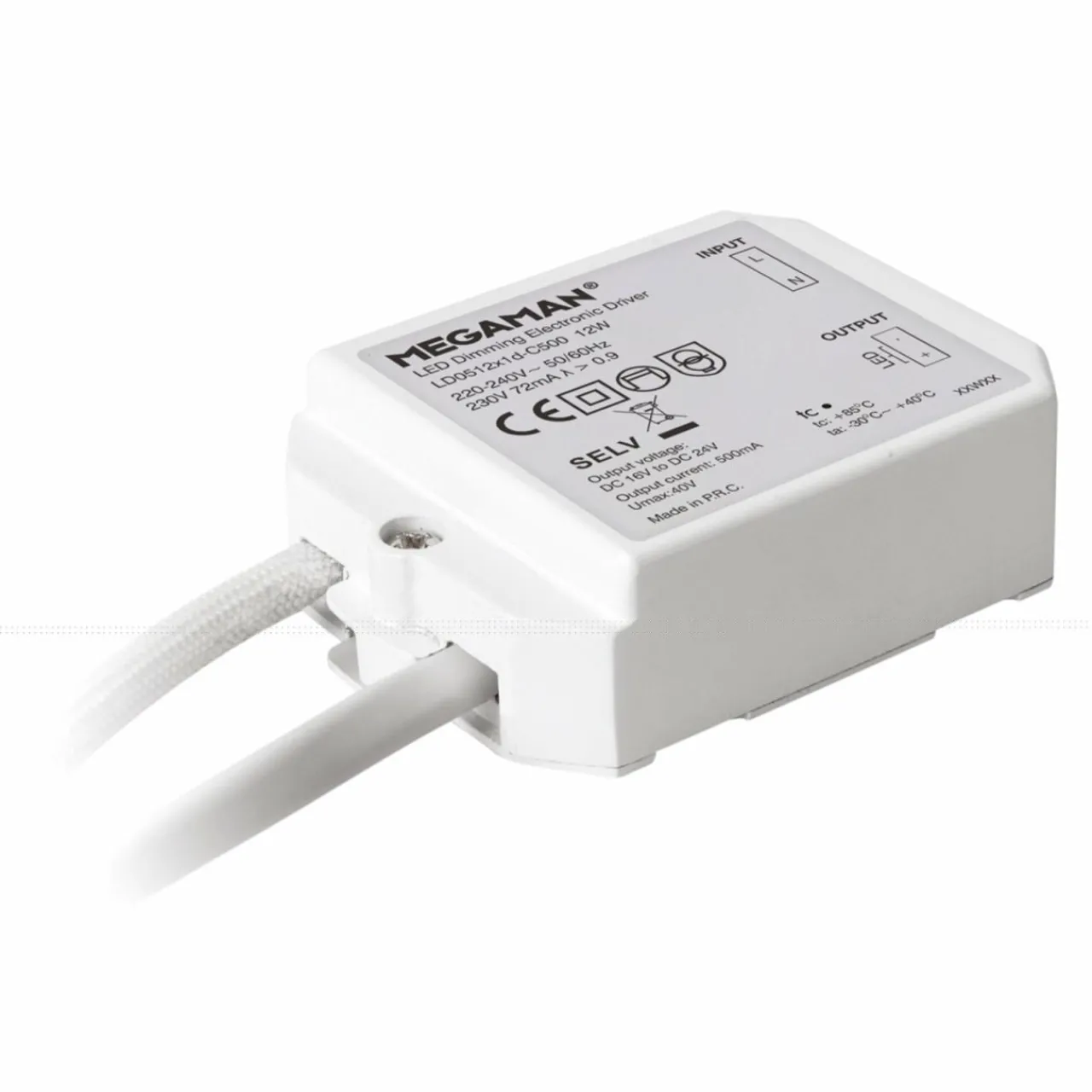 pilote_led_pour_rico_hr__intensit_variable__w_0.webp MEGAMAN Pilote LED pour Rico HR, à intensité variable, 9 W^ Bloc D'Alimentation Courant Constant