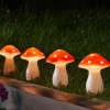 SMART GARDEN Piquet de terre solaire LED Fairy Mushroom, set de 4, rouge/blanc^ Lampes Décoratives