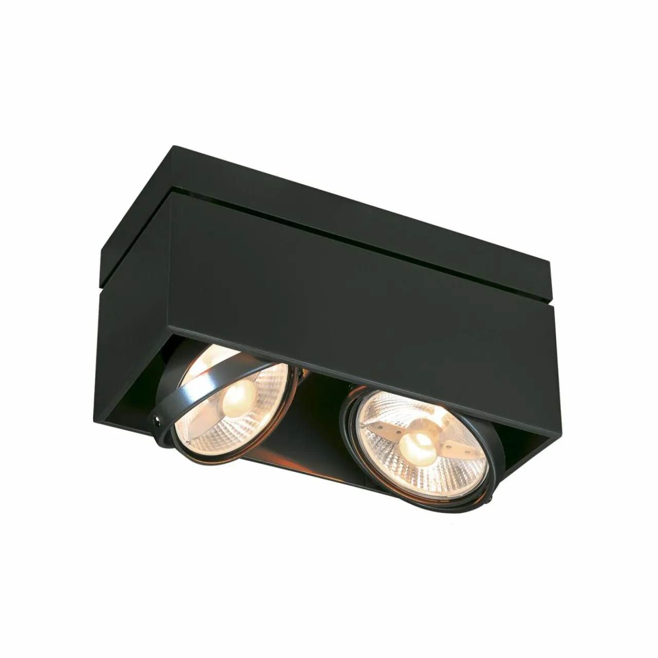 plafonnier_kardamod_noir_acier_longueur__cm___lampes_1.webp SLV Plafonnier Kardamod, noir, acier, longueur 31,5 cm, à 2 lampes.^ Plafonniers D'Extérieur