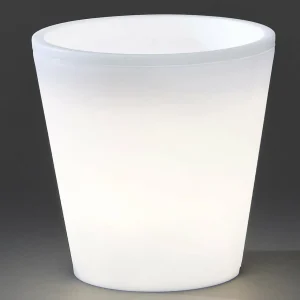 Konstsmide Pot de fleurs LED Assisi lumineux Ø 28 cm^ Lampes Décoratives