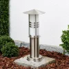 Lindby Potelet en acier inoxydable Erina, 40 cm^ Potelets Extérieurs