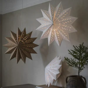 PR Home Alfa Star suspension blanche Ø 50 cm^ Lumière De Noël