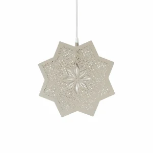 PR Home Elvira étoile déco en métal, beige^ Lumière De Noël