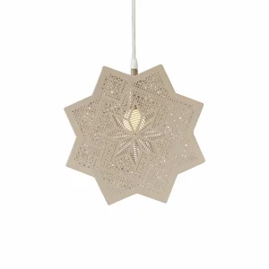 PR Home Elvira étoile déco en métal, beige^ Lumière De Noël