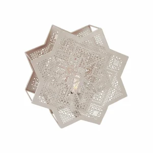 PR Home Elvira étoile déco en métal, beige^ Lumière De Noël