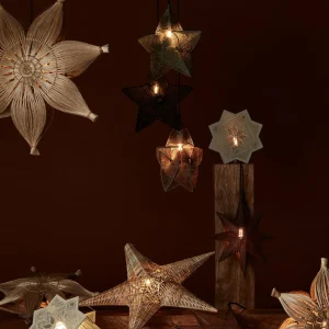 PR Home Elvira étoile déco en métal, beige^ Lumière De Noël