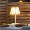 PR Home Lampe de table d'extérieur Agnar, blanc / beige, 57 cm^ Lampes Décoratives