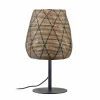PR Home Lampe de terrasse Agnar Lollo, gris, aspect rotin, 71 cm^ Luminaires De Terrasse