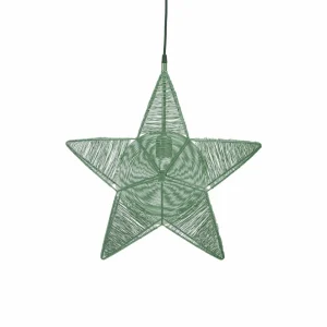 PR Home Rigel étoile déco métal Ø 50 cm verte^ Lumière De Noël