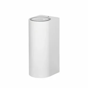 PRIOS applique murale d'extérieur Tetje, blanc, rond, 16 cm, set de 4^ Appliques Murales Extérieures