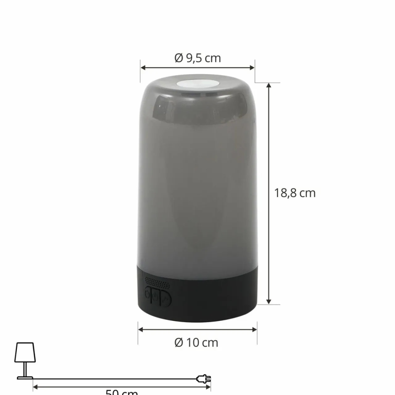 prios_lampe_de_table_led_rechargeable_valtari_blanc_usb_rvb_0.webp PRIOS lampe de table LED rechargeable Valtari, blanc, USB, RVB^ Lampes Décoratives