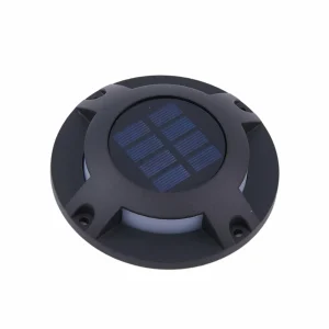 PRIOS Projecteur de sol LED Selius, gris foncé, IP67^ Lampes Décoratives