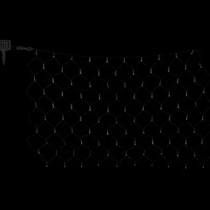 Globo Rideau LED solaire IP44 110x90 cm 100 lampes^ Lumière De Noël