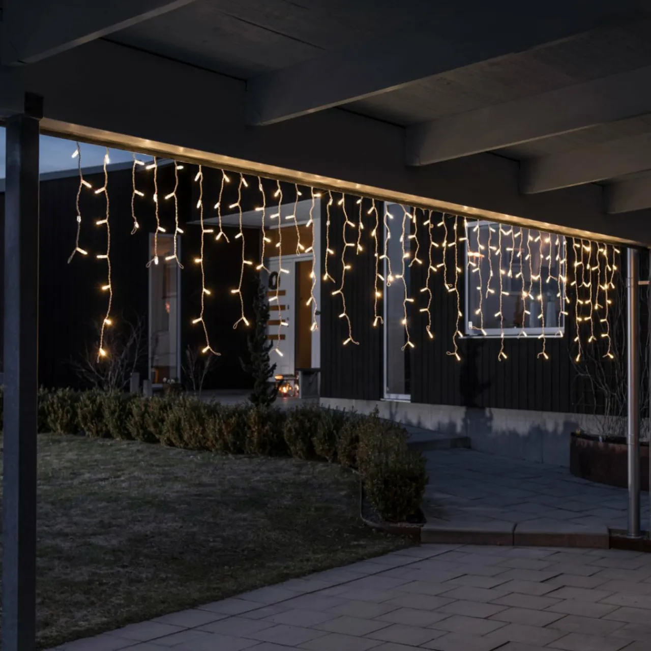 rideau_led_systme_v_extension_lampes_2.webp Konstsmide Christmas Rideau LED système 24 V extension 100 lampes^ Lumière De Noël