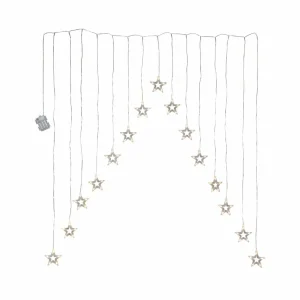 STAR TRADING Rideau lumineux LED Decystar, à 15 lampes^ Lumière De Noël