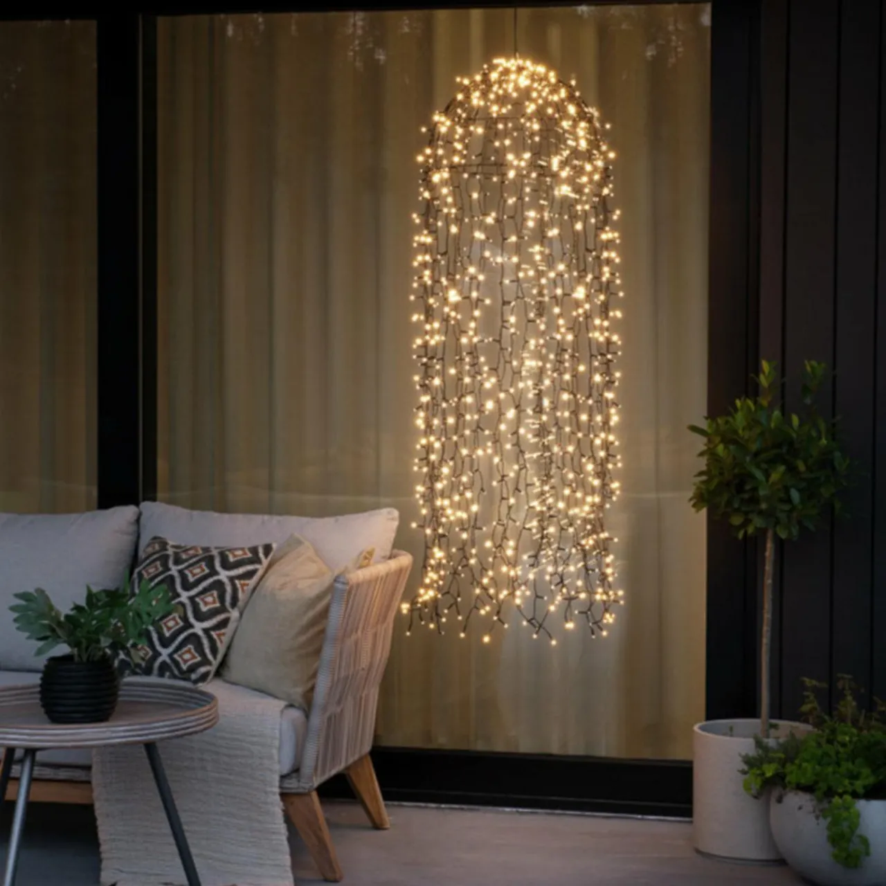 rideau_lumineux_led_qualle_k__led_xcm_0.webp Konstsmide Christmas Rideau lumineux LED Qualle 2.600K 900 LED 145x45cm^ Lumière De Noël