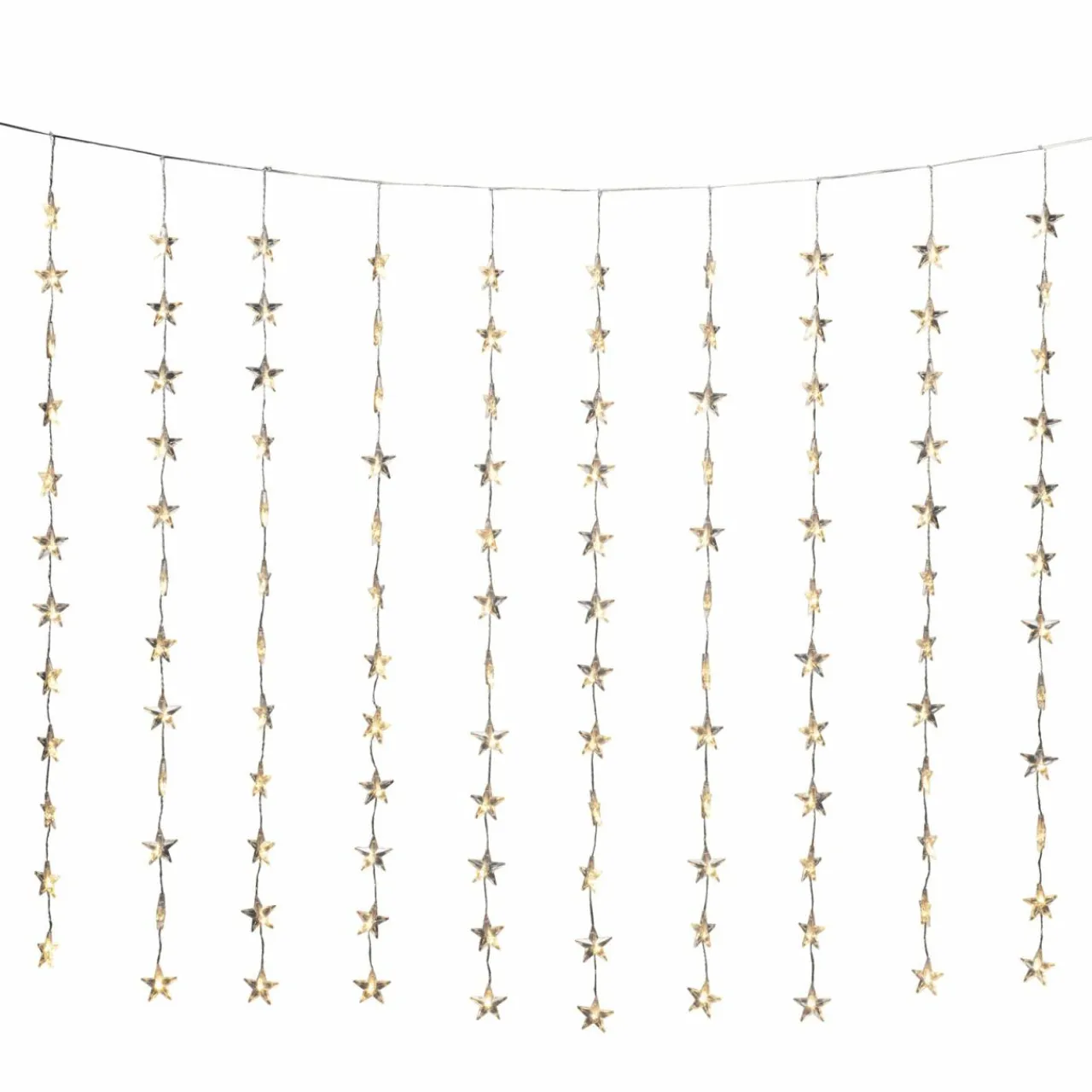 rideau_lumineux_toiles__lampes_blanc_chaud_1.webp Konstsmide Christmas Rideau lumineux étoiles, 120 lampes, blanc chaud^ Lumière De Noël