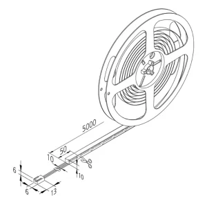 Hera Ruban LED Basic-Tape F, IP54, 2.700K, longueur 500cm^ Lampes Décoratives