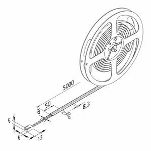 Hera Ruban LED Basic-Tape S, IP54, 4.000K, longueur 500cm^ Lampes Décoratives