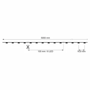 Deko-Light Ruban LED flexible 484 nm 60 W 500x1x0,3 cm^ Lampes Décoratives