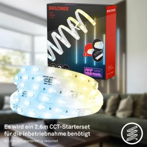 Briloner Ruban LED Pimp your panel, kit complémentaire, CCT, longueur 2,6 m^ Lampes Décoratives