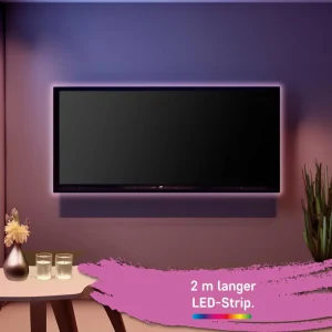 Müller-Licht Ruban LED Smart RVB, longueur 2 m, capteur de musique, USB, Tuya-App^ Lampes Décoratives