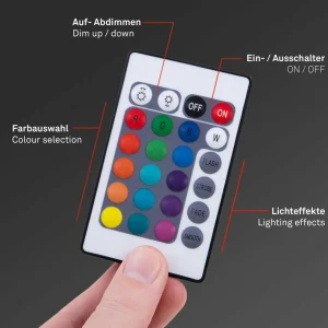Briloner Ruban RVB LED WiFi, 500 cm, avec télécommande^ Lampes Décoratives