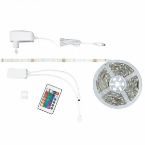 Briloner Ruban RVB LED WiFi, 500 cm, avec télécommande^ Lampes Décoratives
