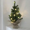STAR TRADING Sapin LED Tree dans un sac en jute^ Lumière De Noël