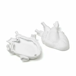 SELETTI Love in Bloom Love in a box, blanc, porcelaine, velours^ Meubles & Aménagements