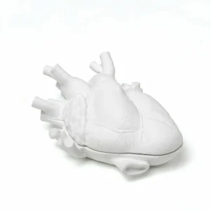 SELETTI Love in Bloom Love in a box, blanc, porcelaine, velours^ Meubles & Aménagements