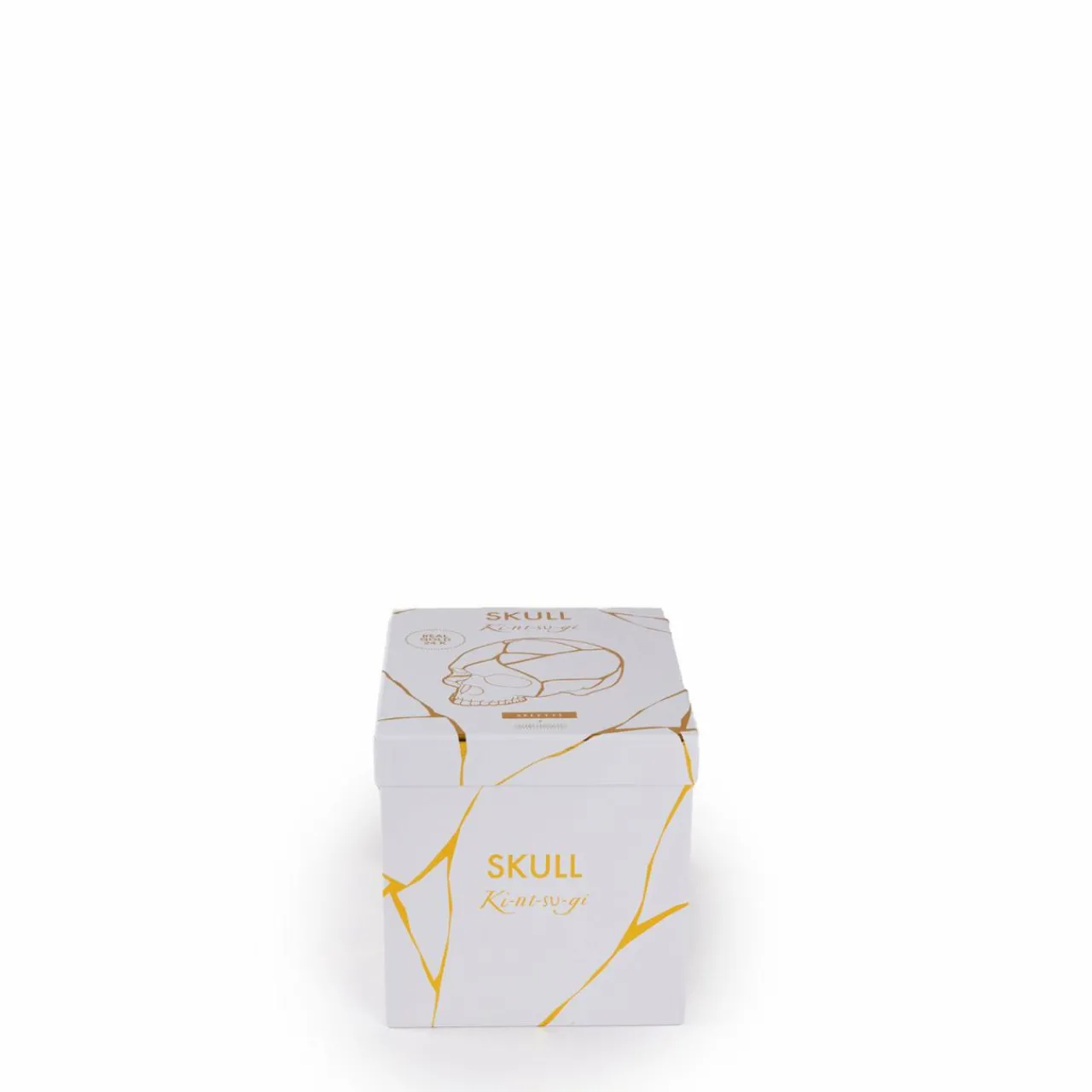 seletti_sculpture_kintsugi_skull_blanc_porcelaine_or_3.webp SELETTI Sculpture Kintsugi Skull, blanc, porcelaine, or^ Meubles & Aménagements