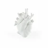 SELETTI Vase Love in Bloom, blanc, forme de cœur, porcelaine^ Meubles & Aménagements