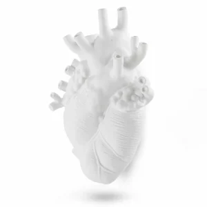 SELETTI Vase Love in Bloom Giant, blanc, H 60 cm, fibre de verre^ Meubles & Aménagements