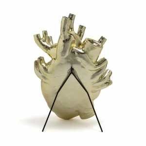 SELETTI Vase Love in Bloom Giant, doré, H 60 cm, fibre de verre^ Meubles & Aménagements