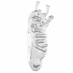 SELETTI Vase Love in Bloom, transparent, hauteur 24 cm, forme de cœur,^ Meubles & Aménagements