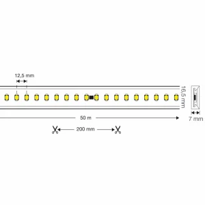 The Light Group SLC ruban LED 230 V kit complet IP65 5 m, 3 000 K^ Lampes Décoratives