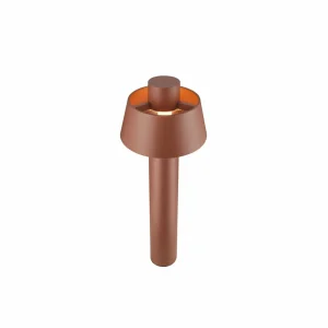 SLV Borne lumineuse Photoni 75, couleur rouille, aluminium, hauteur 75 cm^ Bornes Éclairage Extérieur