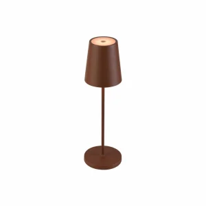 SLV Luminaire LED rechargeable Vinolina Two, couleur rouille, aluminium, Ø^ Lampes Décoratives
