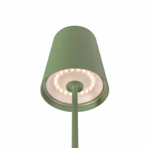 SLV Luminaire LED rechargeable Vinolina Two, vert, aluminium, Ø 11 cm, IP65^ Lampes Décoratives