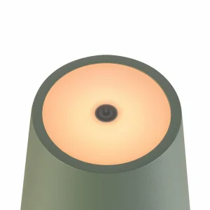 SLV Luminaire LED rechargeable Vinolina Two, vert, aluminium, Ø 11 cm, IP65^ Lampes Décoratives
