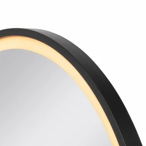 SLV Trukko LED miroir mural IP44 CCT noir Ø 61cm^ Meubles & Aménagements